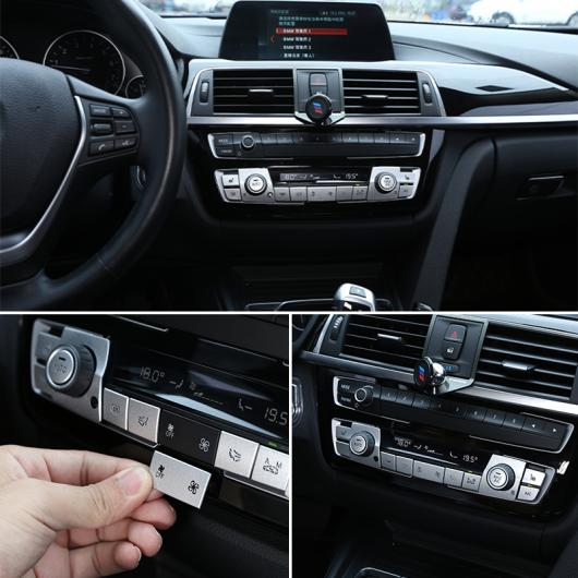 セントラル コントロール エアコン SHORTCUT デジタル ボタン カバー トリム ステッカー 適用: BMW 3シリーズ F30 F31 F34 タイプA〜タイプH AL-PP-2584 AL｜apagency｜05