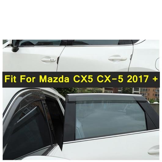サイド ウインドウ シールド デフレクタ トリム サン ガード カバー 適用: マツダ CX5 CX-5 2017-2022 AL-PP-4378 AL｜apagency