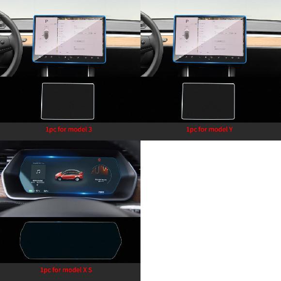 1�s�[�X �K�p: �e�X��/TESLA MODEL3/S/X/���f�� Y �X�N���[�� �t�B���� �Z���g���� �R���g���[�� �f�B�X�v���C �^�C�v1�`�^�C�v4 AL-PP-5041 AL