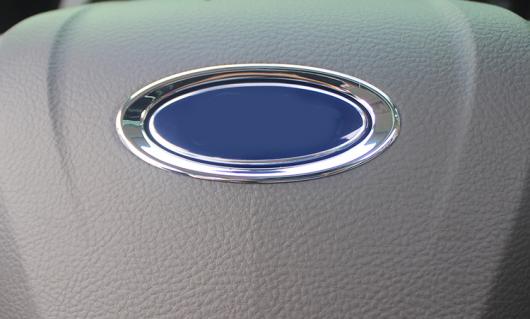 1ピース 適用: フォード/FORD モンデオ 2013-2017 ステアリング ホイール ロゴ 装飾 リング メッキ ステッカー ロゴなし AL-PP-5101 AL｜apagency｜03