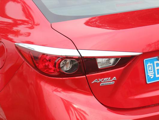 4ピース 適用: MAZDA3 アクセラ 2017 サルーン テールライト アイブロー 装飾 スパンコール ステッカー AL PP 5355 AL :505278510:オートパーツエージェンシー