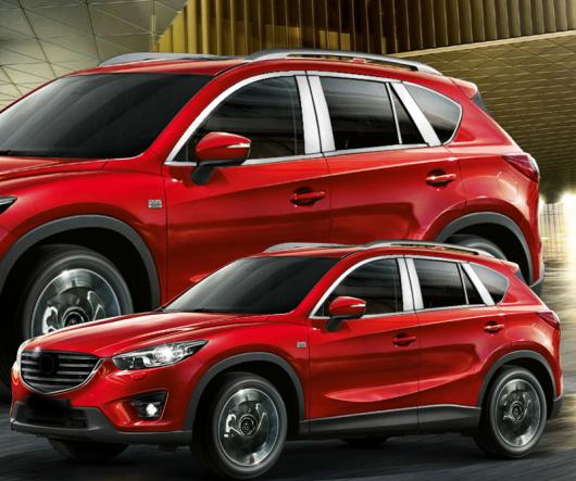 18ピース 適用: マツダ CX 5 2015 ウインドウ トリム ステンレス スチール 装飾 ストリップ AL PP 5644 AL :505282420:オートパーツエージェンシー