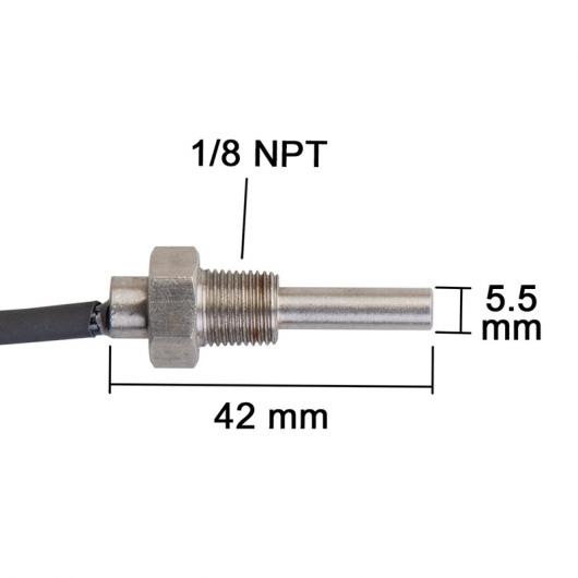 自動車 ウォーター 温度 1/8 NPT センサー ウォーター 温度 センサー WTM-01-1 ブラック AL-PP-8299 AL｜apagency｜05