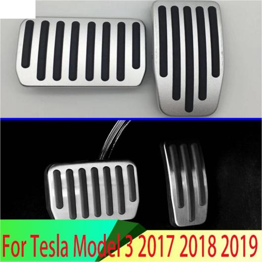 適用: テスラ/TESLA モデル 3 2017 2022 アクセサリー インテリア レスト ペダル フューエル ガス ブレーキ ペダル カバー AL QQ 4574 AL :505561890:オートパーツエージェンシー