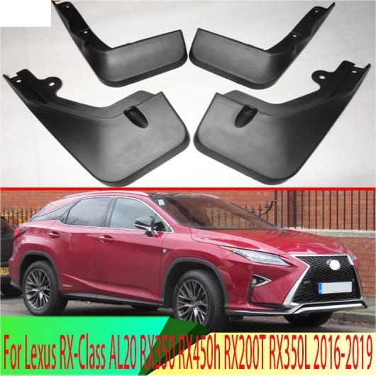 適用: レクサス RX クラス AL20 RX350 RX450H RX200T RX350L 2016 2019 4ピース マッド フラップ スプラッシュ ガード フェンダー マッドガード AL QQ 4588 AL :505562180:オートパーツエージェンシー