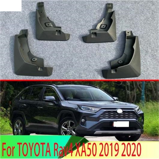 適用: トヨタ RAV4 XA50 2019 2020 4ピース マッド フラップ スプラッシュ ガード フェンダー マッドガード キット マッド フラップ AL QQ 4628 AL :505562670:オートパーツエージェンシー