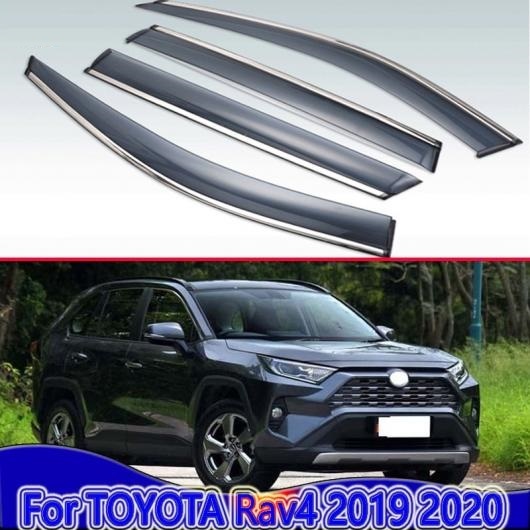 適用: トヨタ RAV4 2019 2020 2021 プラスチック エクステリア バイザー 吹き出し口 シェード ウインドウ サン レイン ガード デフレクター AL QQ 4745 AL :505564180:オートパーツエージェンシー