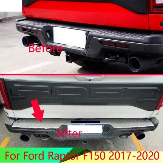 適用: フォード/FORD ラプター F150 2017-2020 ステンレス スチール リア バンパー 保護 ウインドウ シル アウトサイド  トランクス 装飾 AL-QQ-5116 AL その他内装用品