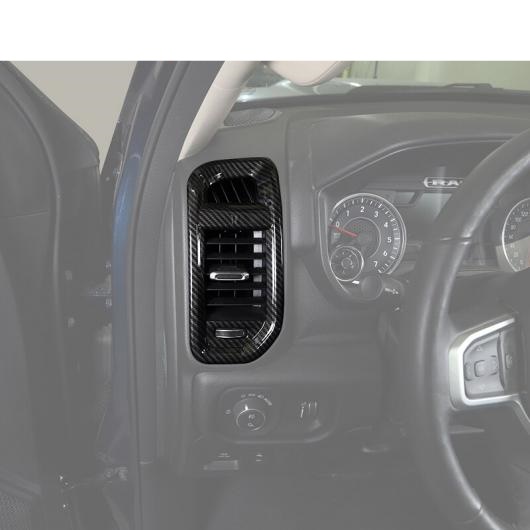 格安アウトレット インテリア アクセサリー 適用: ダッジ・ラム 1500 2018-2021 ABS セントラル コントロール サイド A/C 通気口 トリム レッド〜レッドカーボン AL-RR-2330 AL