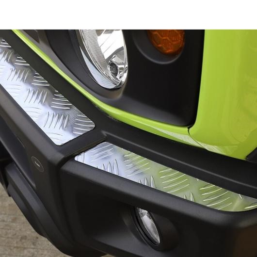 在庫限り大特価 フロント バンパー 装飾 保護 カバー トリム 適用: スズキ ジムニー 2019 2020 2021 2022 エクステリア アクセサリー ブラック・シルバー AL-RR-3078 AL