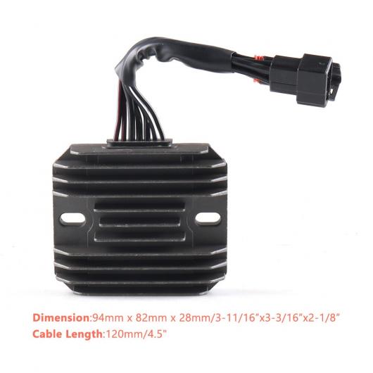 オートバイ 電圧 レギュレーター 整流器 適用: スズキ GSXR 600 750 2006 2007 2008 2009 2010 ブラック AL-RR-3962 ALの画像