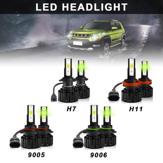 2�s�[�X 100W ������ �O���[�� LED �t�H�O���C�g �o���u H7/H8/H9/H11/9006/HB4/9005/HB3 DRL H8 H9 H11�`9006/HB4 AL-RR-4383 AL