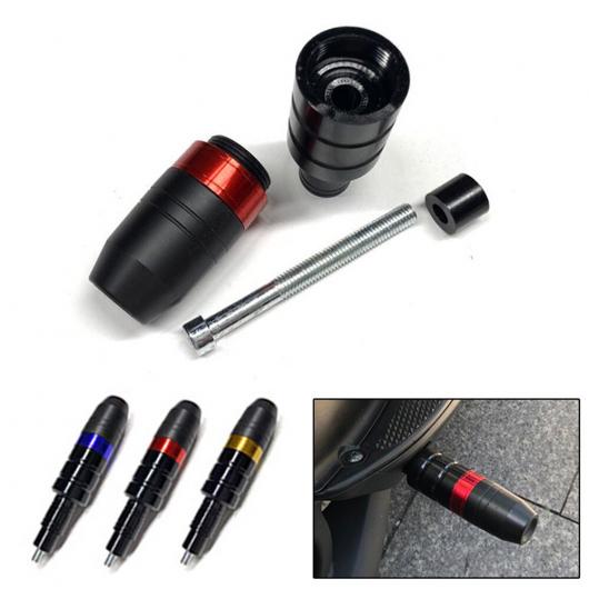 2ピース 8mm アルミニウム 合金 ボルト オートバイ スライダー クラッシュ プロテクター 適用: ヤマハ MT07/FZ07/MT09/FZ09 レッド〜ゴールド AL-RR-4842 ALの画像