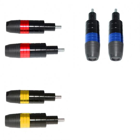 2ピース 8mm アルミニウム 合金 ボルト オートバイ スライダー クラッシュ プロテクター 適用: ヤマハ MT07/FZ07/MT09/FZ09 レッド〜ゴールド AL-RR-4842 AL