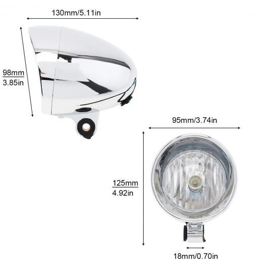 2ピース 10W 12V オートバイ ヘッドライト ユニバーサル イエロー モーターバイク レトロ バレット フォグライト 補助 ライト 適用: オートバイ AL-RR-4981 AL_1