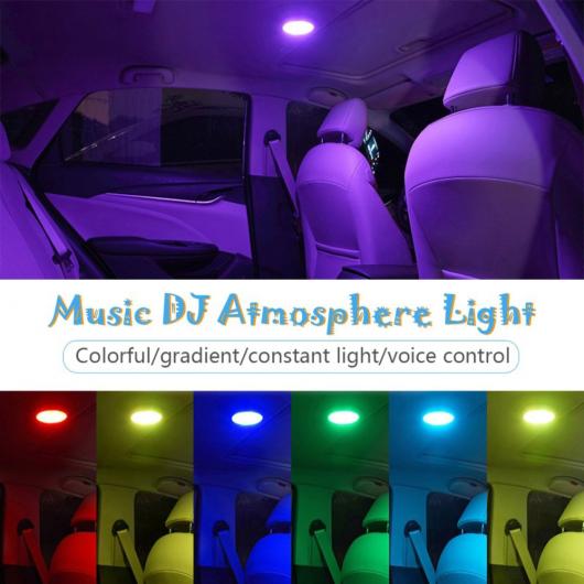流行に LED 装飾 ランプ ボイス コントロール 装飾 ライト ライト ライト 装飾 装飾 ライト 適用: ナイト ドライビング AL-RR-6521 AL