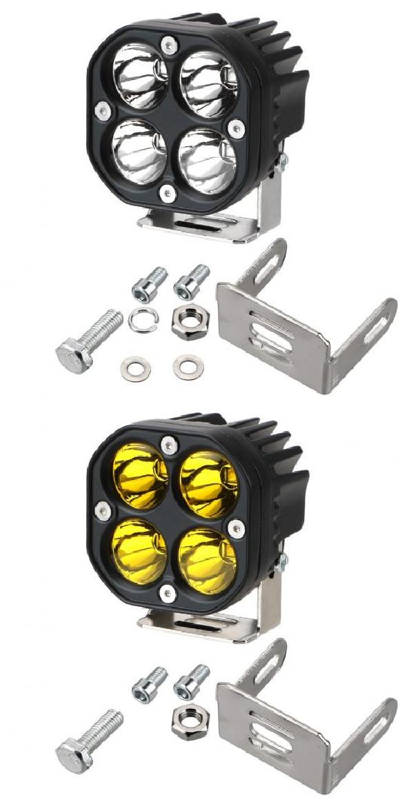 1�s�[�X 40W 4000LM �I�[�g�o�C �h���C�r���O ���C�g �X�N�G�A �X�|�b�g���C�g 12V 24V 3�C���` LED ���[�N ���C�g �K�p: �z���C�g�E�C�G���[ AL-RR-6527 AL