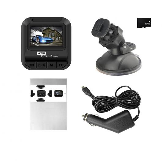 DVR ダッシュ カム 720P 120 度 車載カメラ ドライビング レコーダー サイクル 録画 ナイト ビジョン 広角 ビデオ カメラ ブラック SD16G AL-RR-6652 AL｜apagency｜09