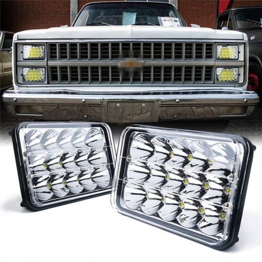 45W 12V 24V トラック LED ヘッドランプ H4 プラグ スクエア 4X6