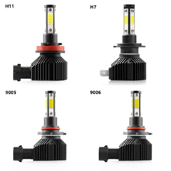 2�s�[�X 360 �x LED 14000lm H7 H11 LED �o���u H1 H3 H4 H8 H9 9005 HB3 9006 HB4 �w�b�h���C�g 6000K 12V H11�`9006 AL-SS-0462 AL