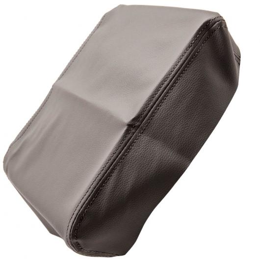 1ピース レザー センター コンソール アームレスト メンバー カバー 適用: トヨタ タコマ 2005-2015 グレー AL-SS-2376 AL