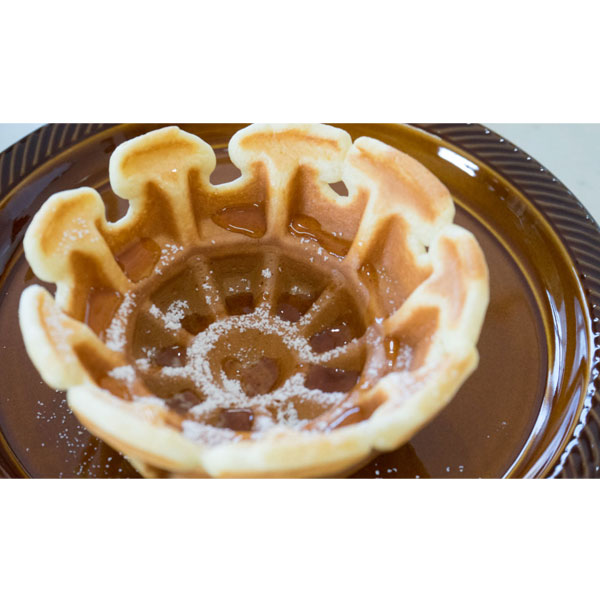 アナバス(Anabas) ワッフルお椀メーカー 550W 食べられる器が