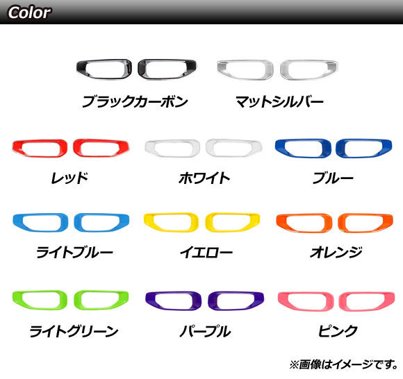 フロントフォグランプカバー ジープ ラングラー JL ルビコン不可 2018