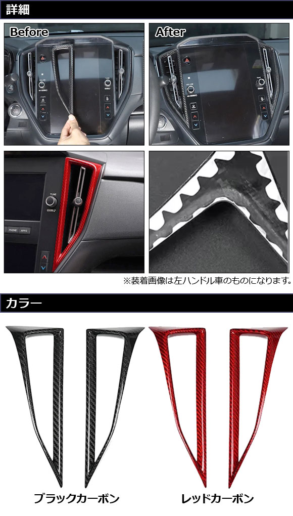 オートパーツエージェンシー エアコンダクトカバー センター用 スバル