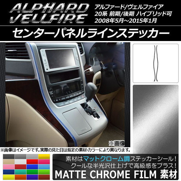 オートパーツエージェンシー センターパネルラインステッカー トヨタ