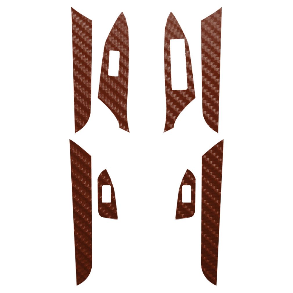 カーステッカー レクサス LX URJ201W 2015年09月〜 5Dカーボン調(4Dベース) サイドドアトリム＆スイッチ 内装 選べる20カラー AP-PA25FR0075_11