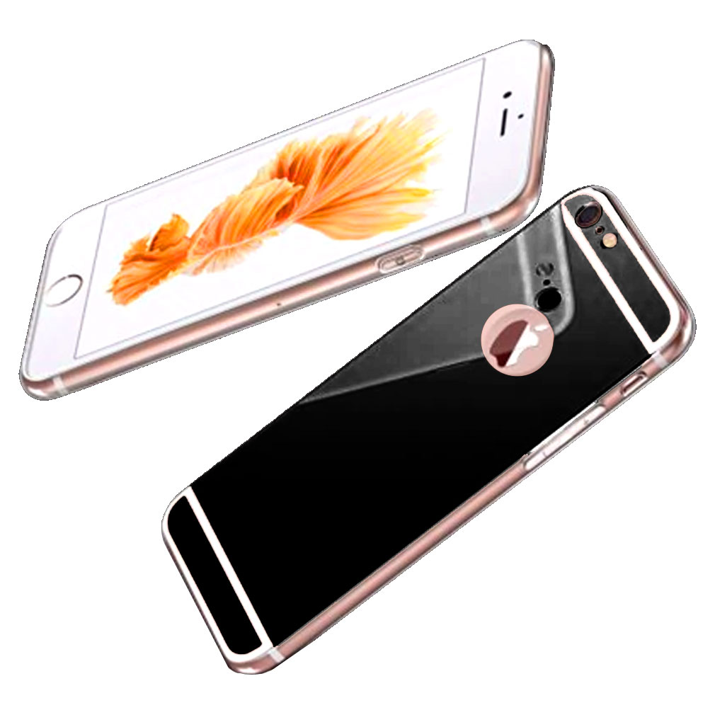 AP iPhoneケース ソフト TPU ミラータイプ 鏡面プレートが美しい！ 選べる4カラー iPhone4,5,6など AP-TH180｜apagency｜02