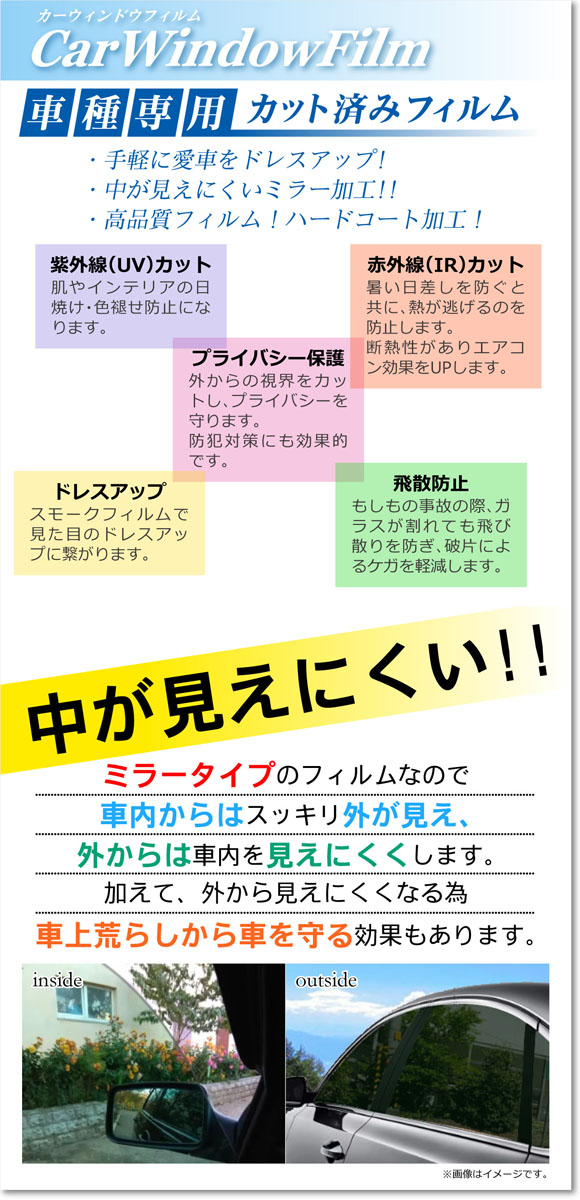 カーフィルム トヨタ ランドクルーザー 80 ...の詳細画像1