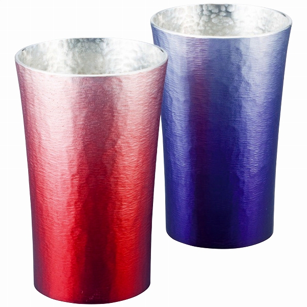 錫製タンブラー 200mL 2客セット 16-1-1N2P(1113-030)