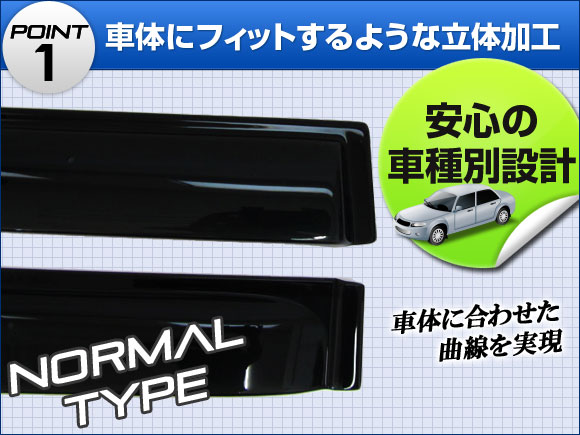サイドバイザー スズキ パレット MK21S 2008年01月〜 入数：1セット(4枚) APSVC035_1