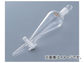 アズワン/AS ONE テフロン（R）プラグ付スキーブ型分液ロート 250ml 品番：7-188-12 JAN：4571110707081