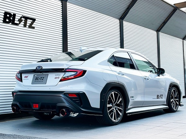 ブリッツ/BLITZ NUR SPEC CUSTOM EDITION マフラー カーボンレッド リアピースのみ 63204C スバル WRX S4 VBH FA24 2021年11月〜 :505927110:オートパーツエージェンシー