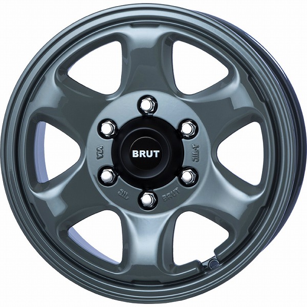 BRUT ホイール BR-44 コンクリート 16インチ×6.5J ＋38 6H139.7 ハイエース200系専用｜apagency