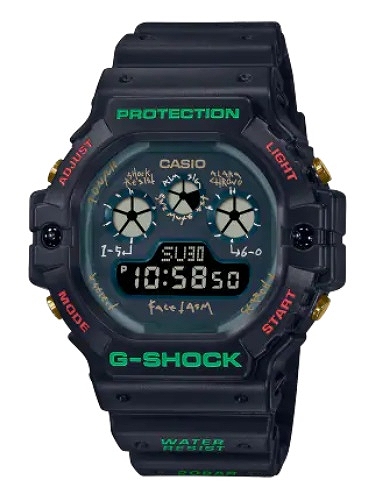 Yahoo! Yahoo!ショッピング(ヤフー ショッピング)カシオ/CASIO 腕時計 G-SHOCK 5900シリーズ FACETASM コラボレーションモデル 【国内正規品】 DW-5900FA-1JR