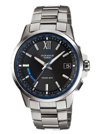 カシオ/CASIO 腕時計 OCEANUS 3 hands model 【国内正規品】 OCW-T150-1AJF｜apagency