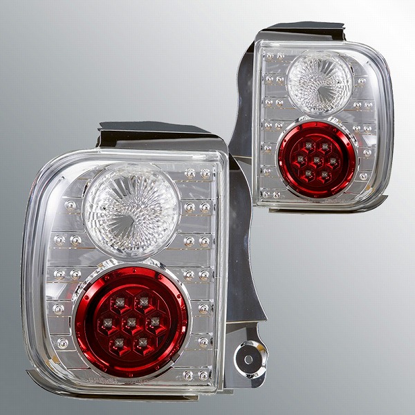 コーリンプロジェクト スーパーユーロ LEDテールランプ クローム STHELAPIN-1L-CC-02 スズキ ラパン HE21S 2002年01月〜2008年10月
