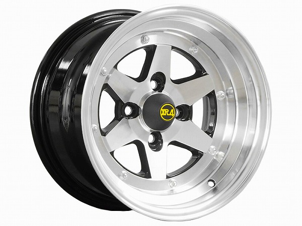 コーリンプロジェクト ホイール ロンシャン XR4 ブラックポリッシュ 14インチ×8J ±0 4H114.3 XR-4001480K