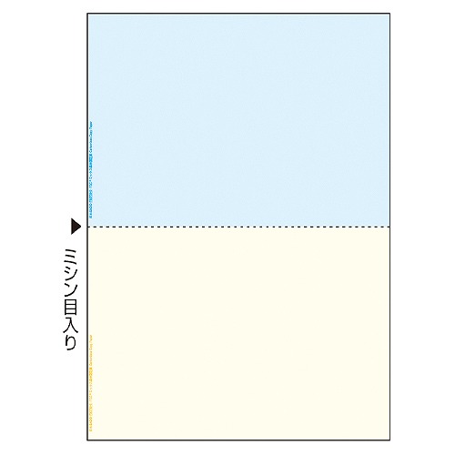 ヒサゴ マルチプリンタ帳票 A4 ノーカーボン カラー 2面 FSCF2010(48804)