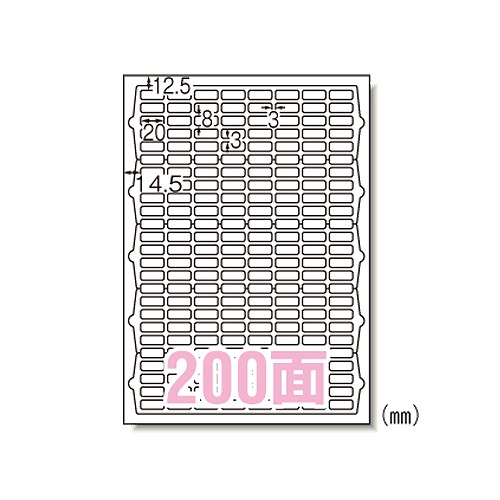 エーワン(A-one) ニュースタンダードラベル A4 200面 入数:1パック(10シート) 72200(04448)