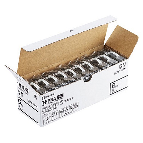 �L���O�W��(Kingjim) �e�v��PRO �e�[�v�J�[�g���b�W �� �����F1�p�b�N(10��) SS6K-10PN(36070)