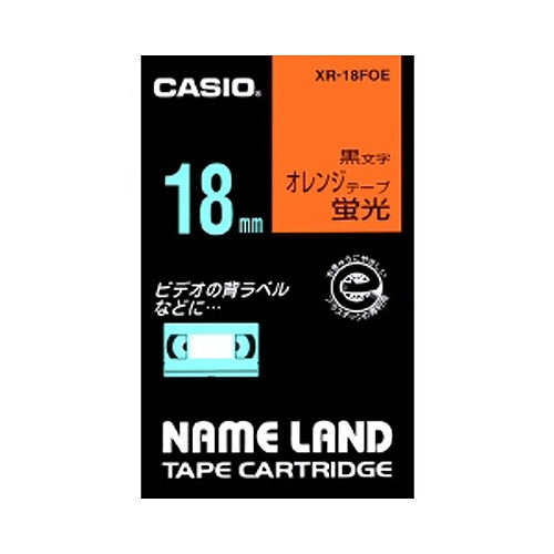 CASIO(�J�V�I) �l�[�������h�e�[�v �u����/������ 18mm XR-18FOE(12861)