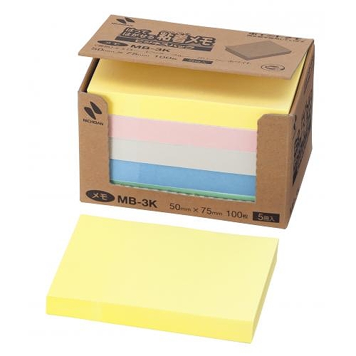 �j�`�o��(Nichiban) �|�C���g���� �r�W�l�X�p�b�N ���F 75×50mm �����F1��(5��) MB-3K(69246)
