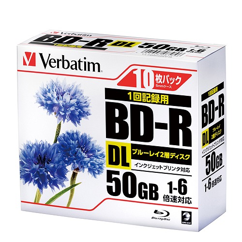 С٥(Verbatim) ǡBD-R ץ饱 1(10P) DBR50RPP10(49764)