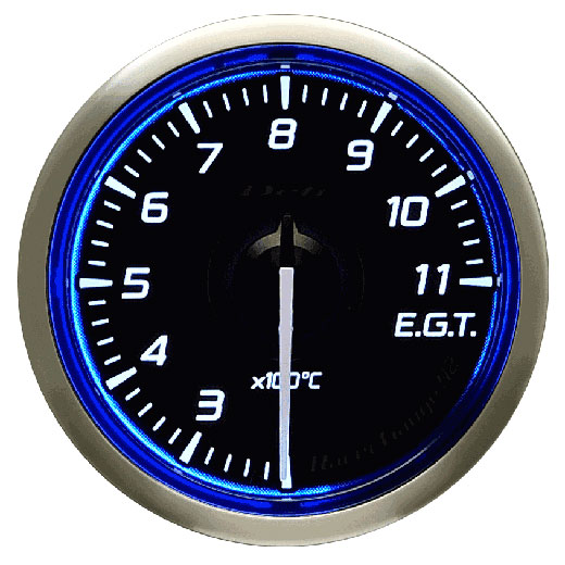 デフィ Racer Gauge N2 排気温度計 ブルーモデル φ52 DF16401｜apagency