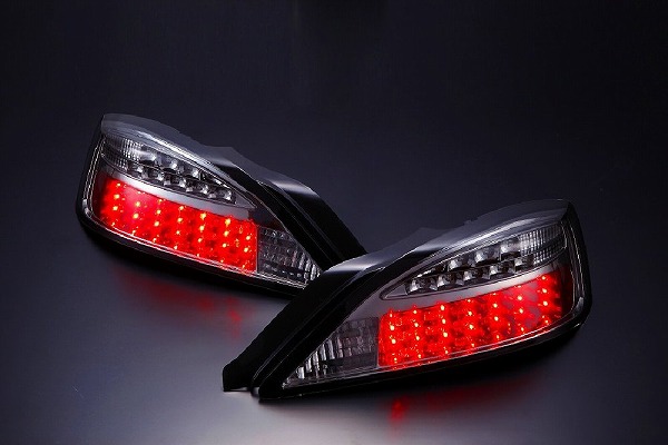 D-MAX LEDテールランプ 日産 シルビア S15 スモーク ウィンカーLED