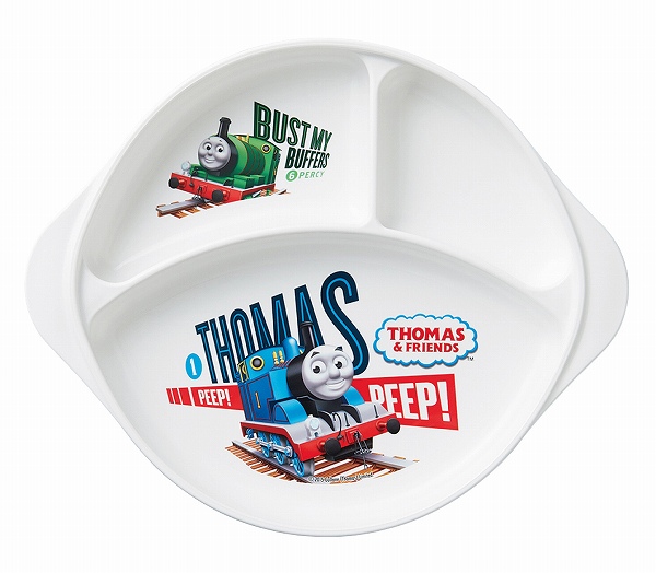 子供食器 ランチ皿 きかんしゃトーマス 足ゴム付 CB-36(0252601)